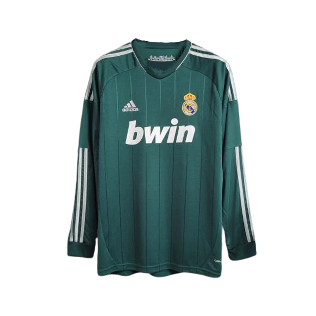 Camisa III Real Madrid Third 2012/2013 Manga Longa Retrô Adidas - Verde