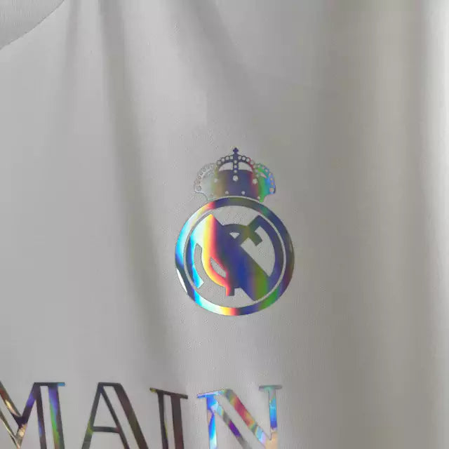 Camisa Real Madrid x Balmain Refletiva Edição Especial Adidas - Branca