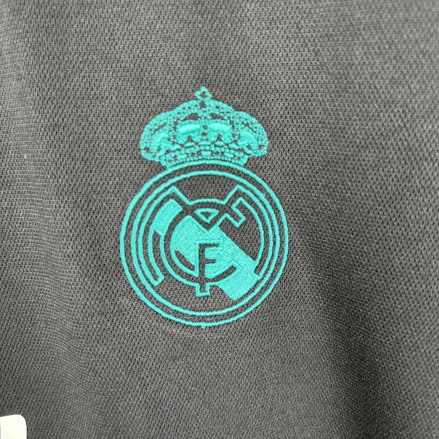 Camisa II Real Madrid Away 2017/2018 Retrô Adidas - Preta