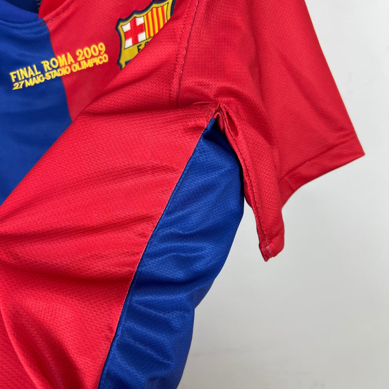 Camisa Barcelona Home Retrô 08/09 FINAL UEFA Champions League Manto do GOAT | Loja de Artigos Esportivos | Camisas de Futebol