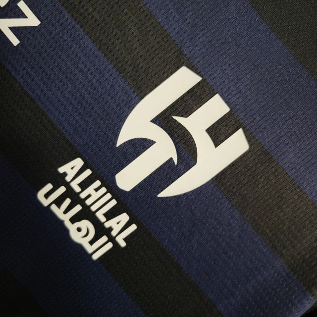 Camisa II Al Hilal Away 2023/2024 Torcedor Puma - Preta e Azul Escuro