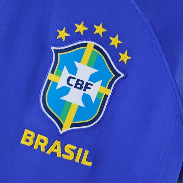 Camisa II Brasil Away 2022 Copa do Mundo Retrô Nike - Azul