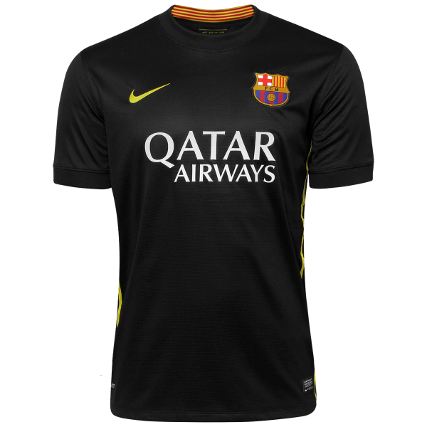 Camisa III Barcelona Third 2013/2014 Retrô Nike - Preta