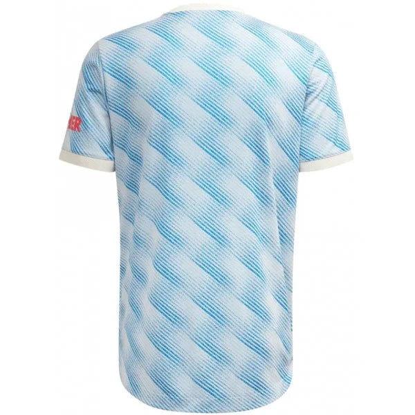 Camisa II Manchester United Away 2021/2022 Retrô Adidas  - Azul e Branca