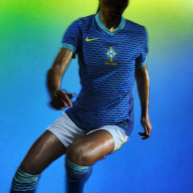 Camisa Brasil Away 2024 Nike Torcedor Masculina - Azul Manto do GOAT | Loja de Artigos Esportivos | Camisas de Futebol