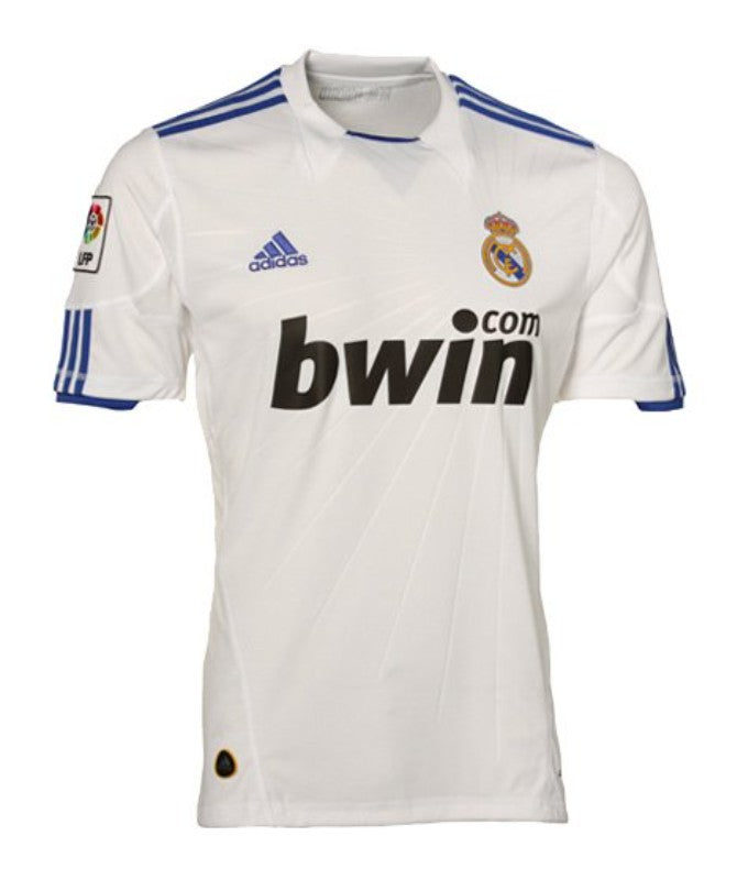 Camisa I Real Madrid Home 2010/2011 Retrô Adidas - Branca