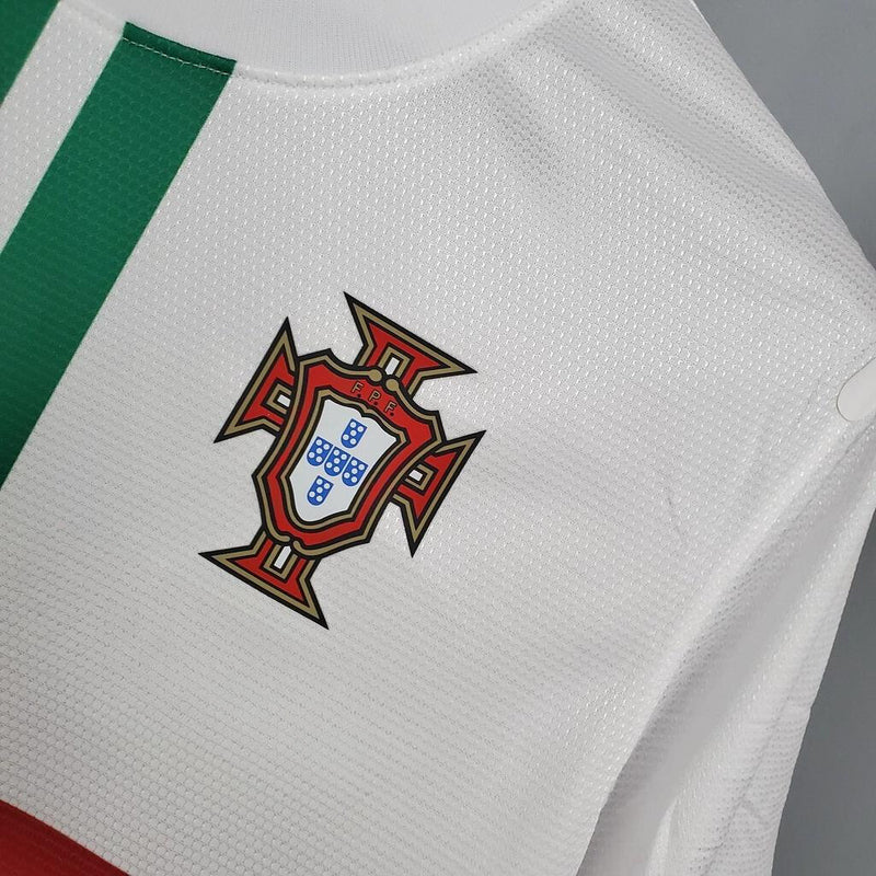 Camisa II Portugal Home Euro 2012 Retrô Nike - Branca