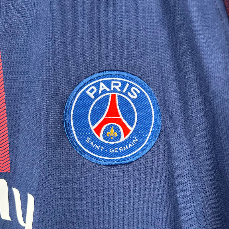 Camisa I PSG Home 2017/2018 Retrô Nike - Azul