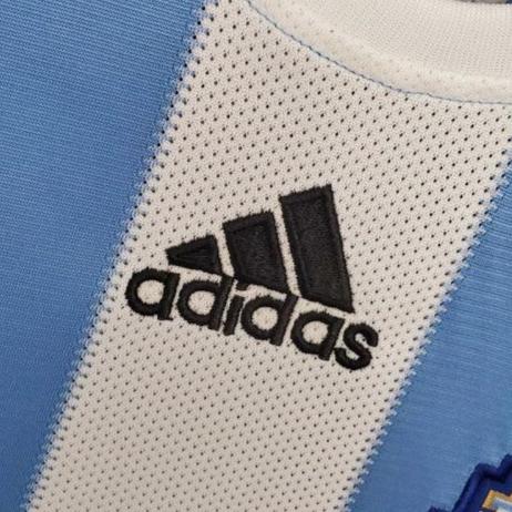 Camisa Argentina Retrô 2010 Azul e Branca - Adidas - Manto do GOAT | Loja de Artigos Esportivos | Camisas de Futebol