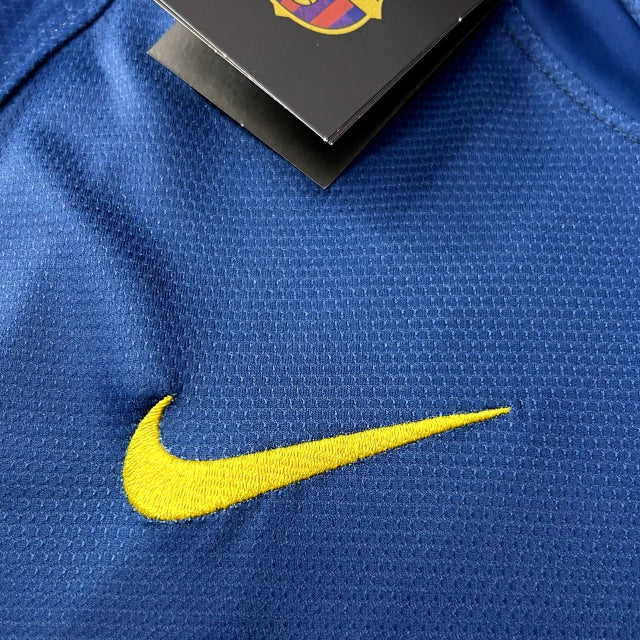 Camisa I Barcelona Home 2008/2009 Retrô Nike - Azul e Grená