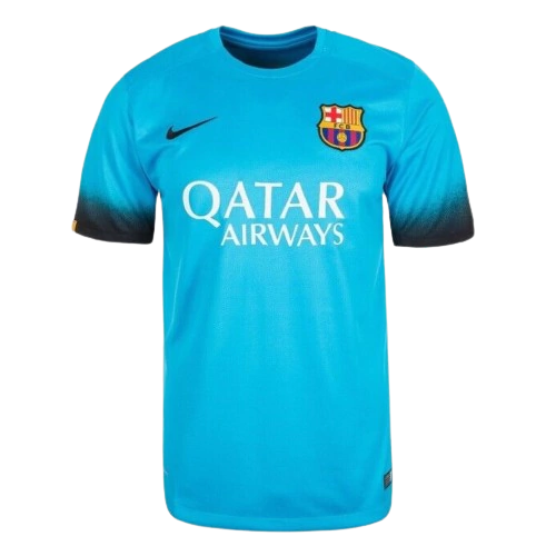 Camisa III Barcelona Third 2015/2016 Retrô Nike - Azul Celeste