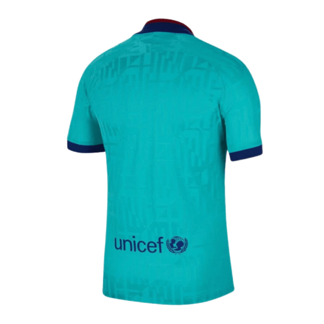 Camisa Barcelona Retrô Third 19/20 Torcedor Nike Masculina - Verde - Manto do GOAT | Loja de Artigos Esportivos | Camisas de Futebol