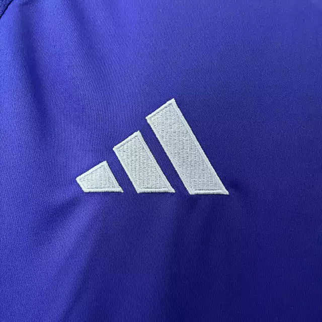 Camisa II Argentina Away 2024 Copa América + Patch Campeão Copa do Mundo 2022 Torcedor Adidas - Azul