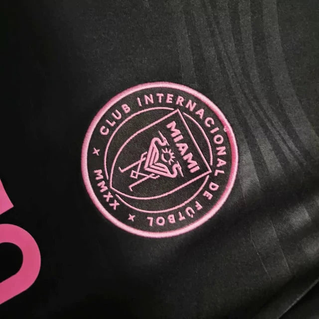 Camisa II Inter Miami Away 2023/2024 Manga Longa Torcedor Adidas - Preta