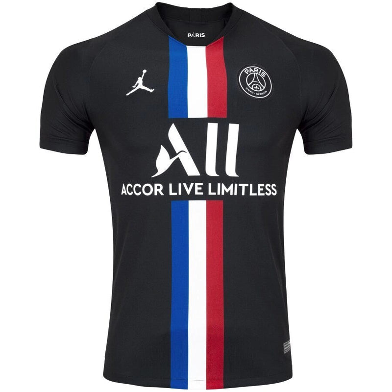 Camisa IV PSG Fourth 2019/2020 Retrô Nike Jordan - Preta