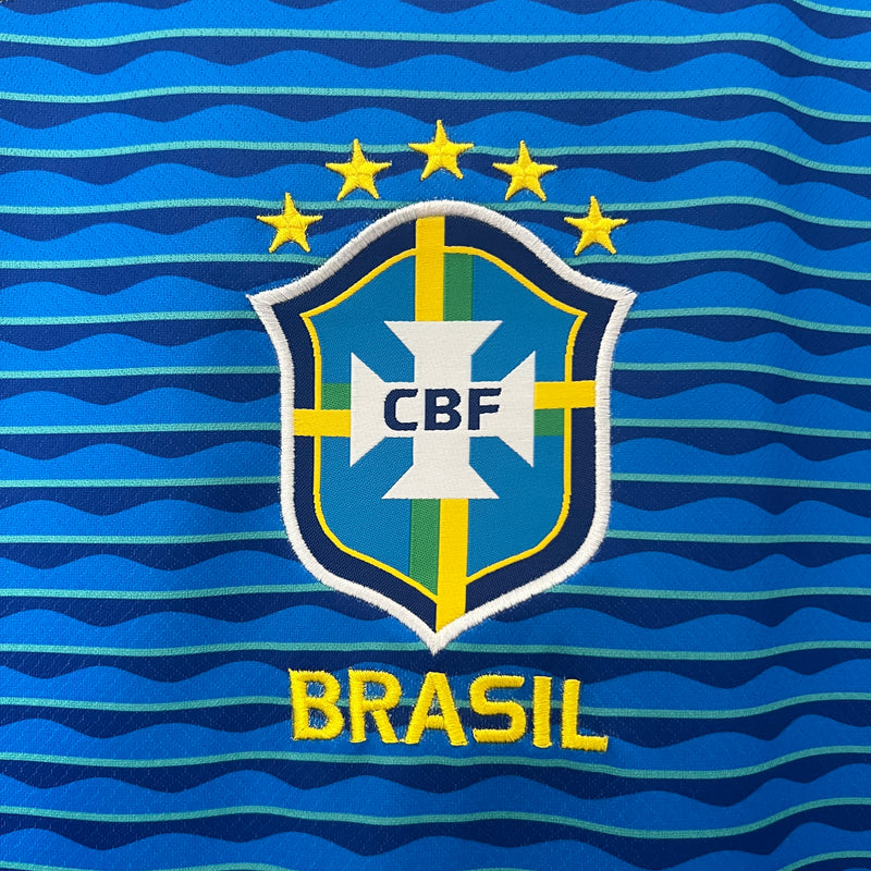 Camisa II Brasil Away 2024 Copa América Torcedor Nike - Azul