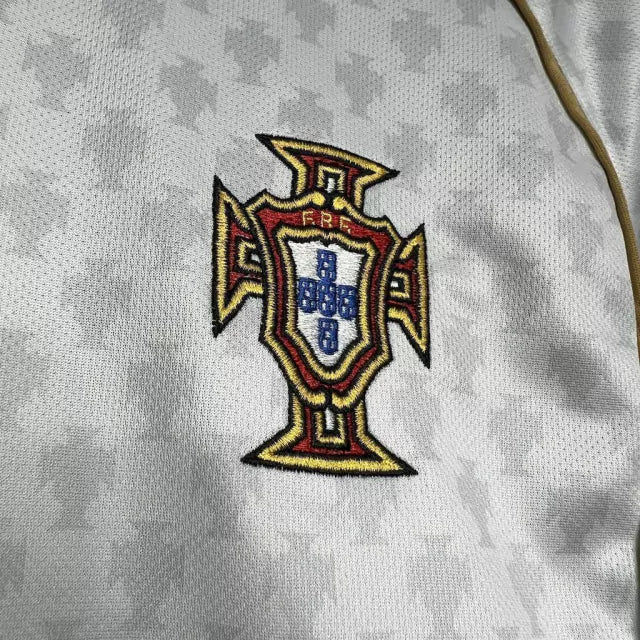 Camisa II Portugal Away Euro 2004 Retrô Nike - Branca