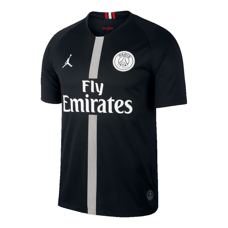 Camisa PSG x JORDAN I Nike 18/19 - Preta - Manto do GOAT | Loja de Artigos Esportivos | Camisas de Futebol