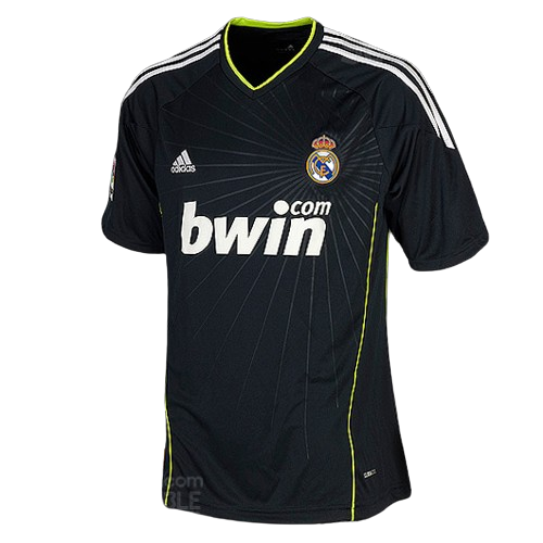 Camisa II Real Madrid Away 2010/2011 Retrô Adidas - Preta