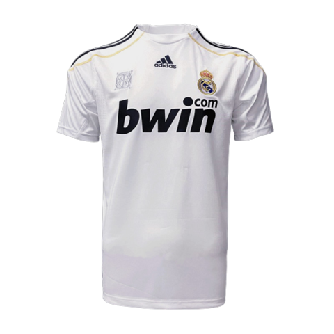 Camisa I Real Madrid Home 2009/2010 Retrô Adidas - Branca