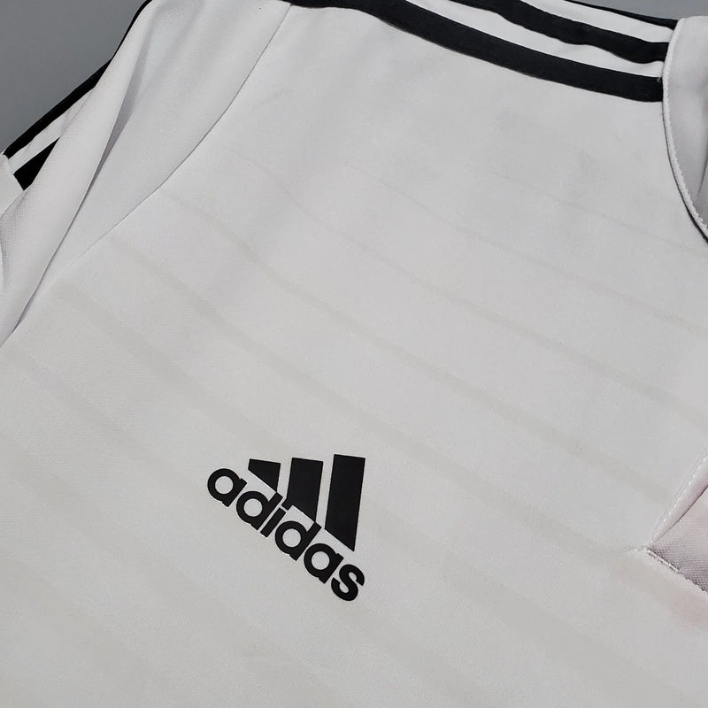 Camisa I Real Madrid Home 2014/2015 Manga Longa Retrô Adidas - Branca