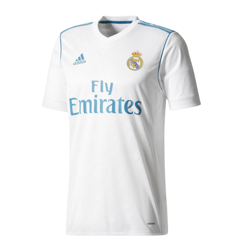 Camisa I Real Madrid Home 2017/2018 Retrô Adidas - Branca