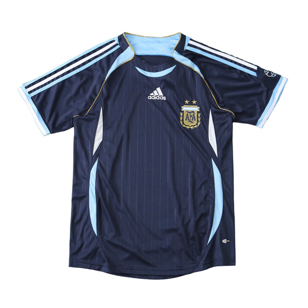 Camisa II Argentina Away 2006 Copa do Mundo Retrô Adidas - Azul