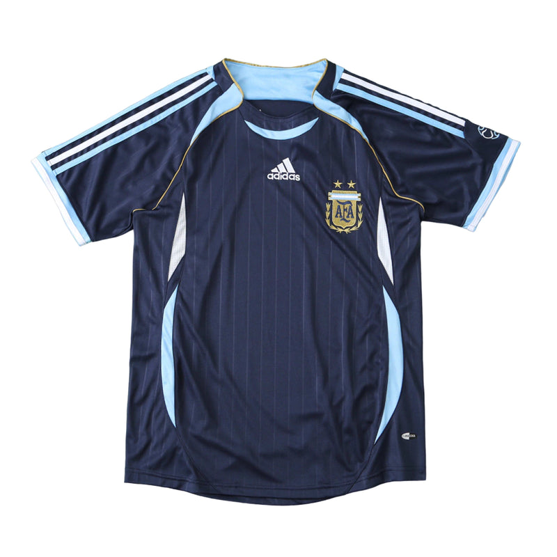 Camisa II Argentina Away 2006 Copa do Mundo Retrô Adidas - Azul