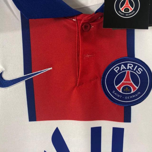 Camisa Retrô Paris Saint Germain Away 20/21 Torcedor Nike Masculina - Branco - Manto do GOAT | Loja de Artigos Esportivos | Camisas de Futebol