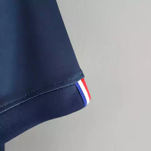 Camisa I PSG Home 2022/2023 Manga Longa Retrô Nike - Azul Marinho