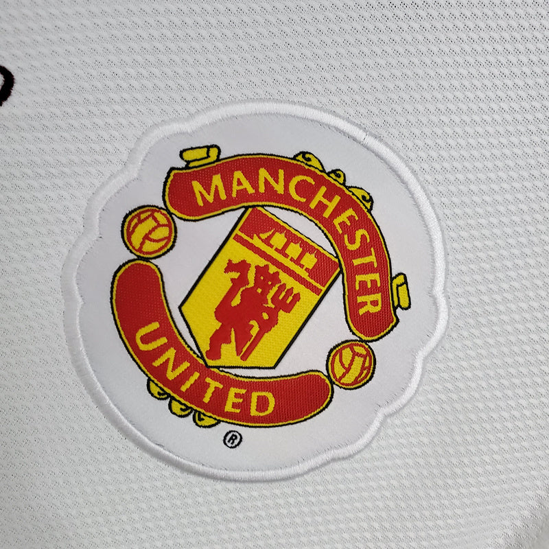 Camisa II Manchester United Away 2008/2009 Retrô Nike  - Branca