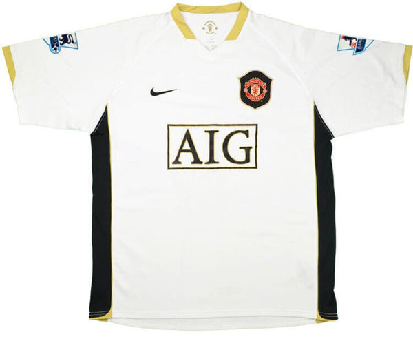 Camisa II Manchester United Away 2006/2007 Retrô Nike - Branca