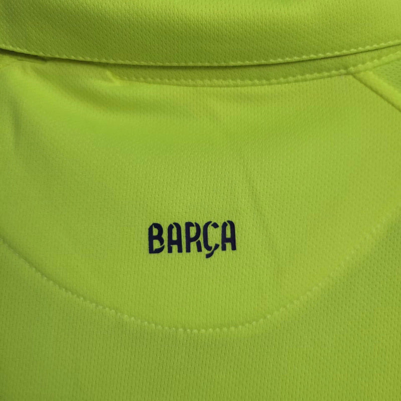 Camisa III Barcelona Third 2014/2015 Retrô Nike - Amarelo Limão