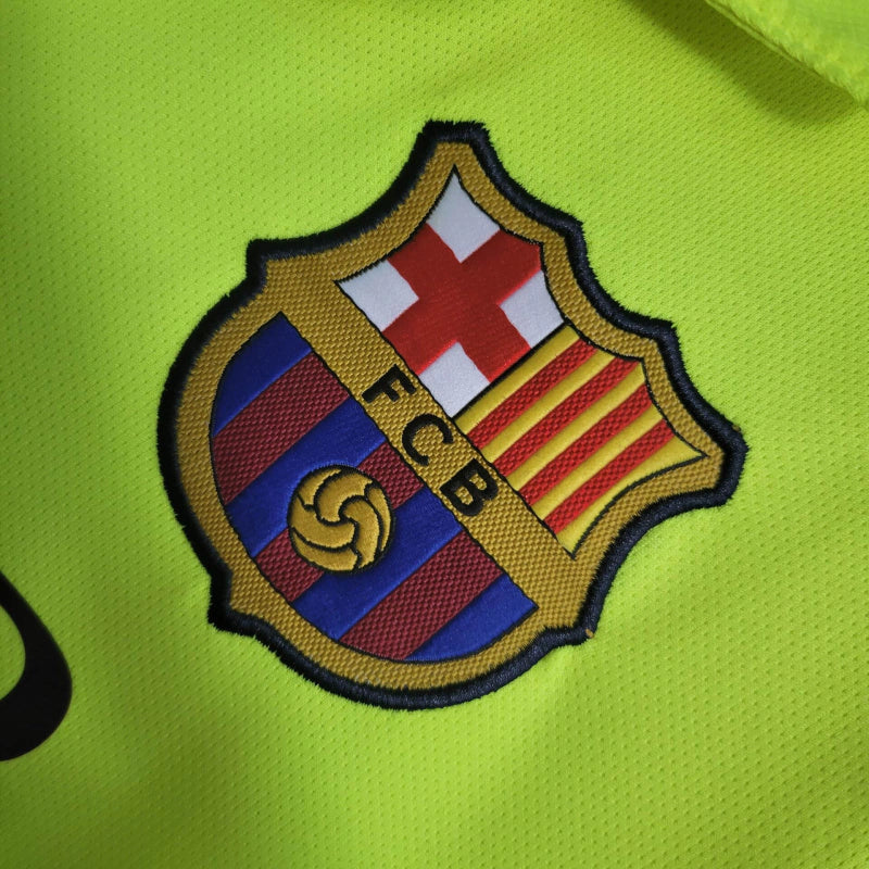 Camisa III Barcelona Third 2014/2015 Retrô Nike - Amarelo Limão