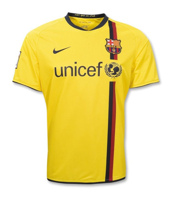 Camisa III Barcelona Third 2008/2009 Retrô Nike - Amarela